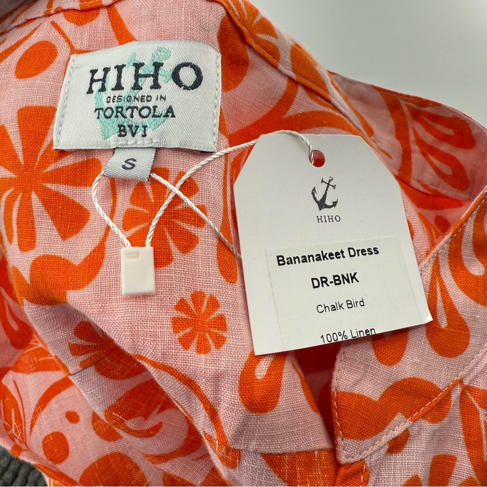 Hiho Women's Bananakeet Dress - Orange Floral - Picture 10 of 10